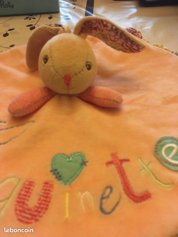 Doudou rond Kaloo lapin rose coquinette (image 2)