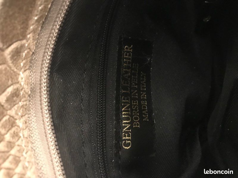 Sac bandoulière cuir cadeau Noël (image 5)
