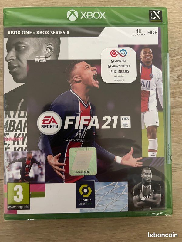 Fifa 2021 neuf sous blister x box one (image 1)