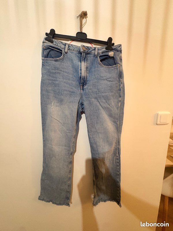 Jean Zara femme bleu clair taille 42 – Neuf (image 1)