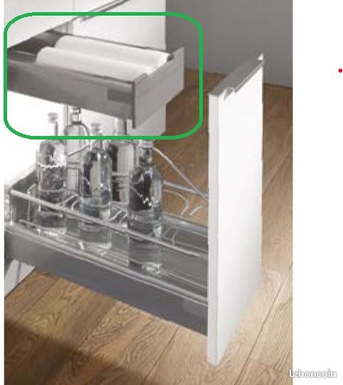 Tiroir intérieur dit à l'anglaise neuf pour caisson 80 cm négociable (image 1)