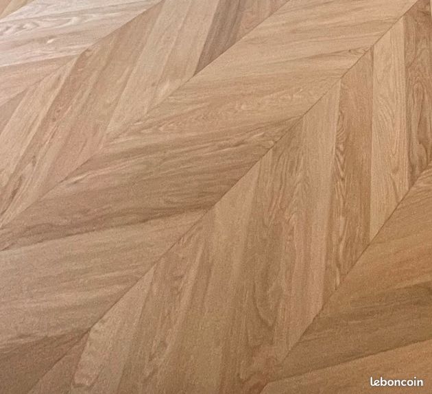 Parquet contrecollé Point de Hongrie Qualité premium - 4 boîtes (image 1)