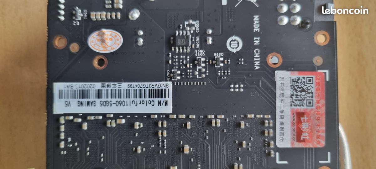 Geforce GTX 1060 5GB Accessoires informatique