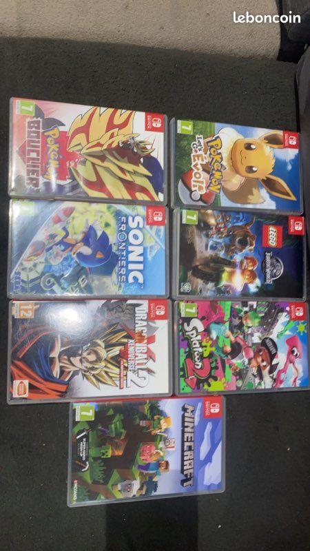 Lot jeux Nintendo Switch (image 1)