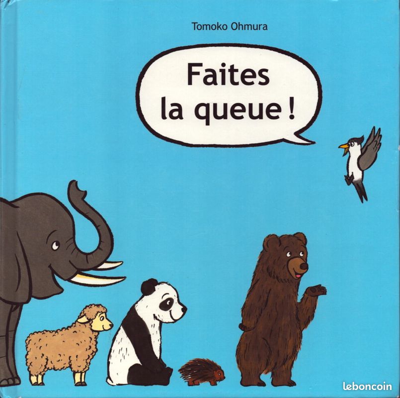 Faites la queue (cartonné) - Tomoko Ohmura - Ecole des loisirs (image 1)