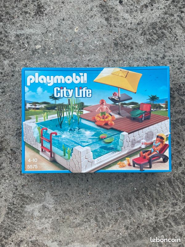 Boîte Playmobil 5575, Piscine Maison Moderne City Life (image 1)