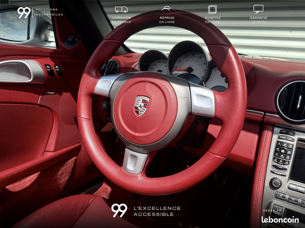Porsche boxster porsche rs 60 spyder 3.4l 303ch bose echappement sport pcm livraison reprise (image 23)
