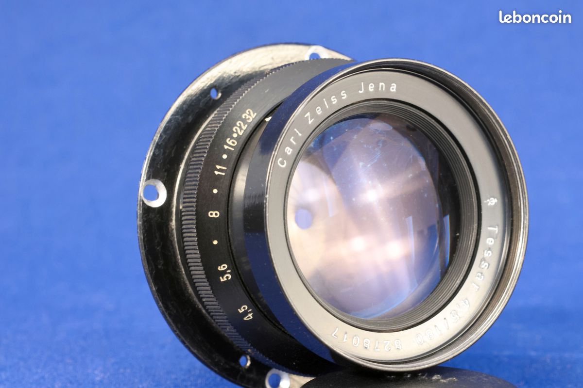 Objectif Zeiss Tessar 4,5/25 Cm - Laiton - SHC - Art. 759022 - Vintage