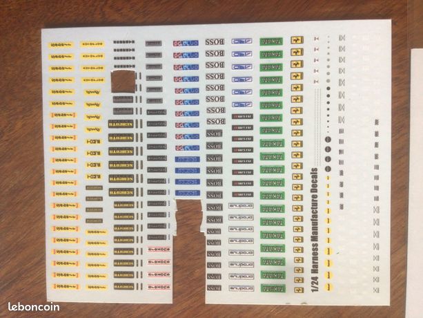 Décalcomanies Marques De Voiture 1/43 - Lot De 13 - INTERDECAL - 70x43mm - Neuf