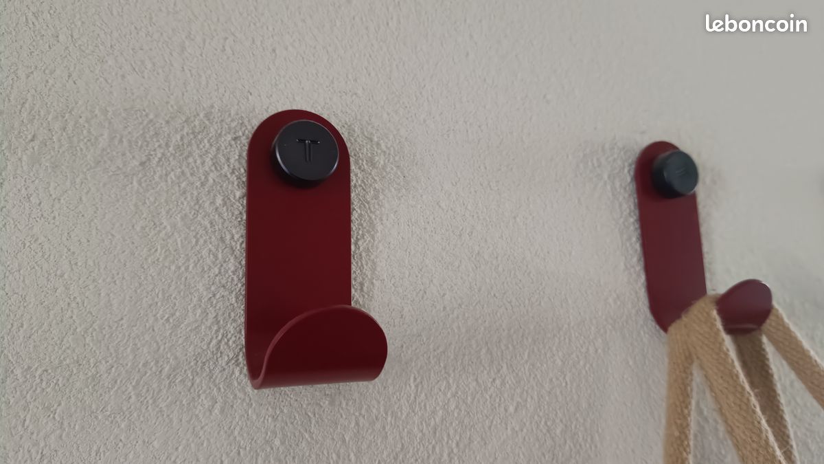 3 patères Jo Tiptoe édition limitée rouge (image 2)