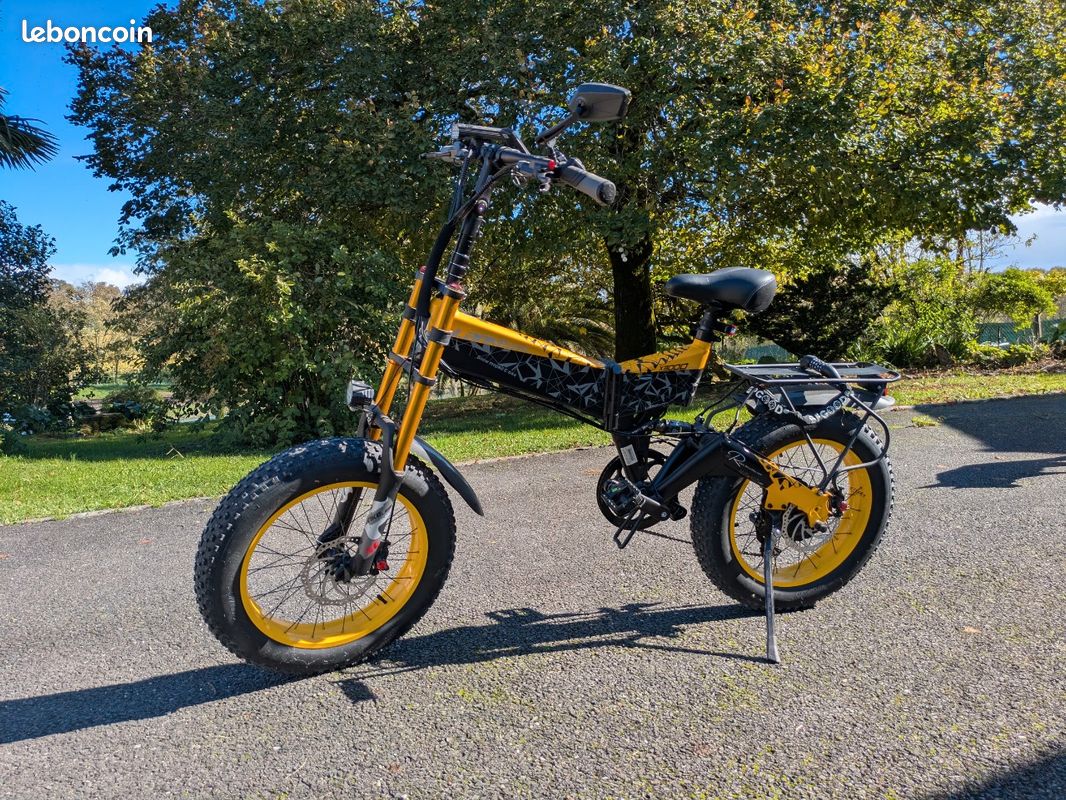 Fatbike électrique pliant Lankeleisi X3000 Plus – 30 km – Très bon