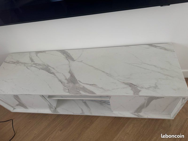 Meuble tv effet marbre (image 4)