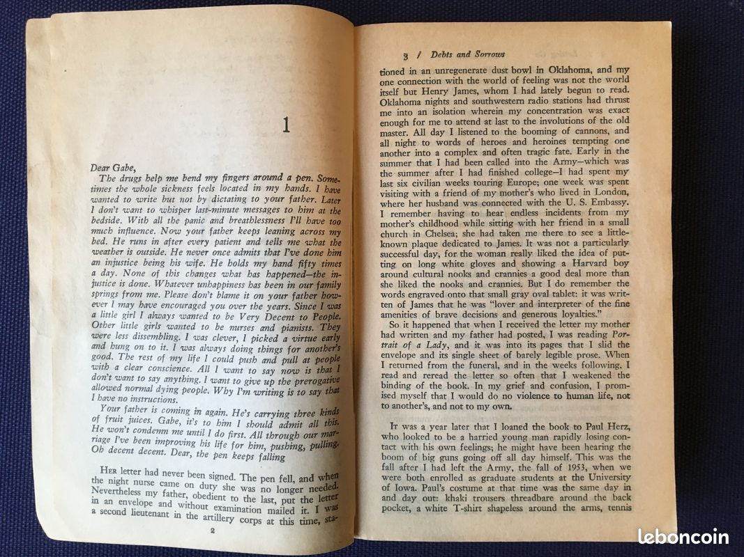 Letting Go de Philip Roth – livre en anglais TBE (image 3)