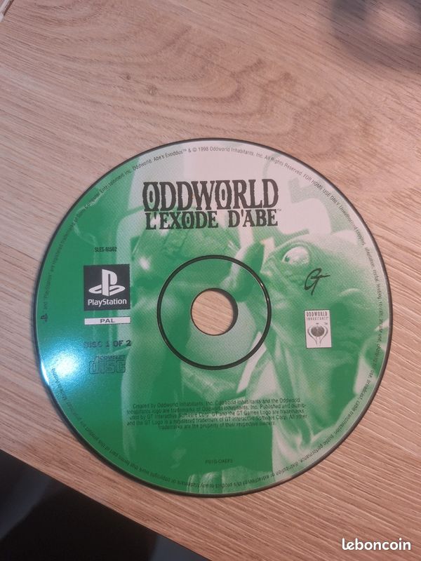 Oddworld : L'Exode D'Abe Sur PS1 – Complet CIB – Version PAL FR – Retro