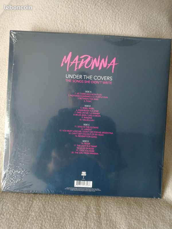 Madonna - X2 33t vinyles Transparent - Under The Covers (The Songs She Didn't Write) - Neuf & Scellé (image 3)