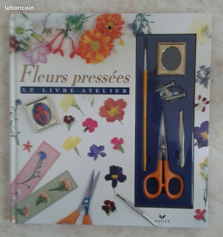 Livre atelier fleurs pressées Hatier (image 1)
