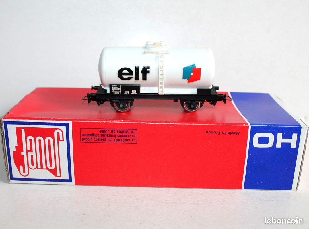Lot De 3 Wagons Jouef HO – Ciment, Citerne, Plat – Échelle HO – Occasion