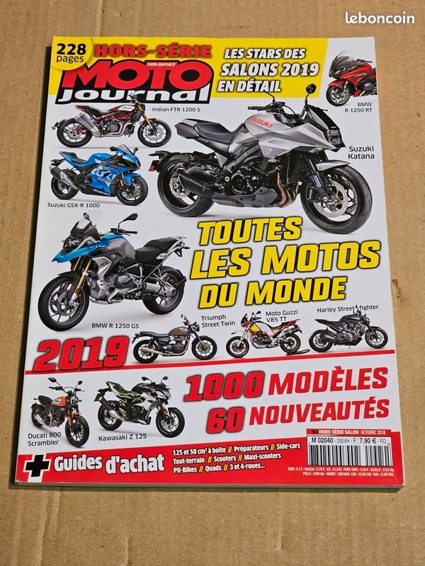 Revue Moto Journal Hors Série de 2019 – Toutes les Motos du Monde – 634 (image 1)