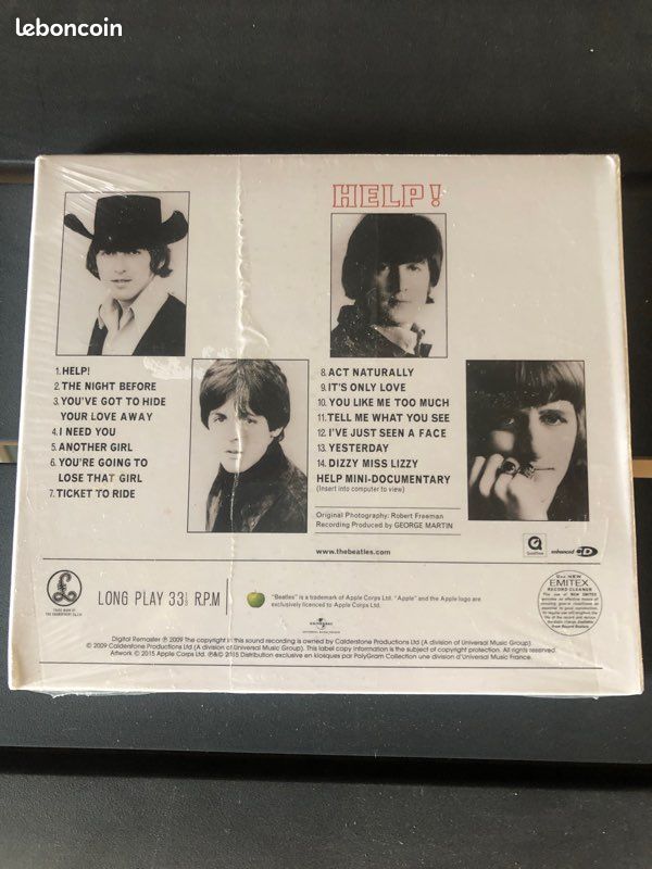 CD the Beatles titre: « HELP » (image 2)