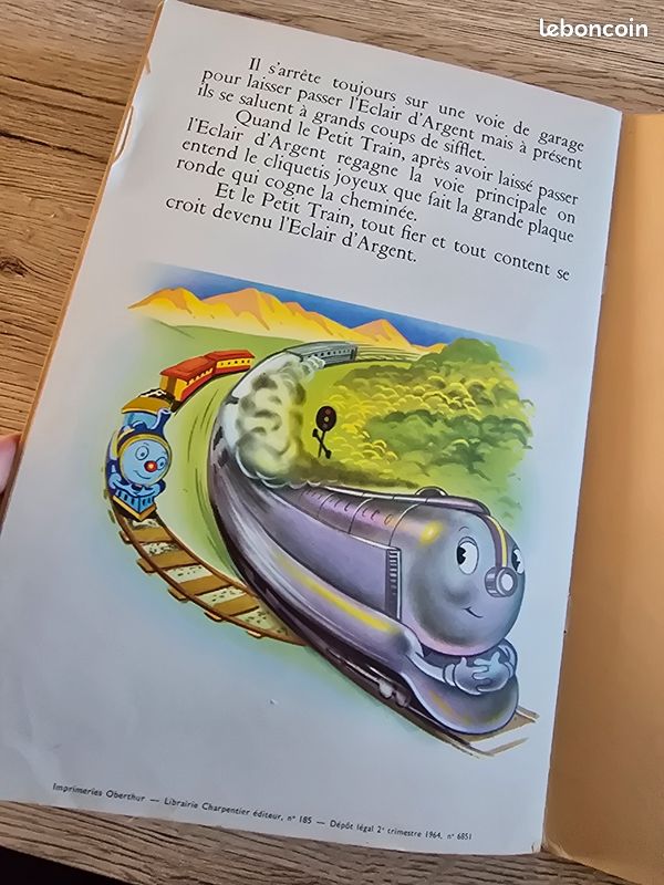 Livre Ancien Le Petit Train à Monter Facilement - Volumétrix - Années 1950