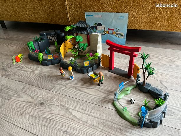 PLAYMOBIL 4852 ENCLOS pour animaux asiatiques zoo INSTRUCTIONS DE