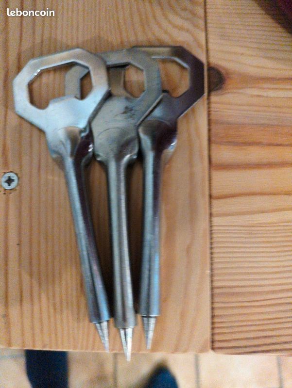 Ouvre-Bocal 3-en-1 Abrakado Nath - Bois Français 16cm - Décapsuleur Et Tire-Languette