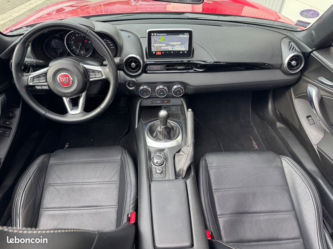 FIAT 124 SPIDER 1.4L MULTIAIR 140CH LUSSO PLUS / CAMERA DE RECUL + GPS + INTERIEUR CUIr (image 3)