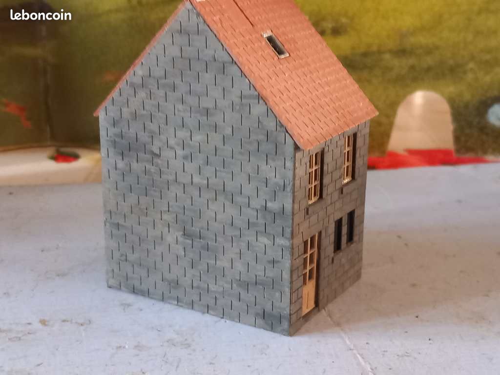 Jouef Volmer Kibry Faller MKD Maison Briques en travaux (image 3)