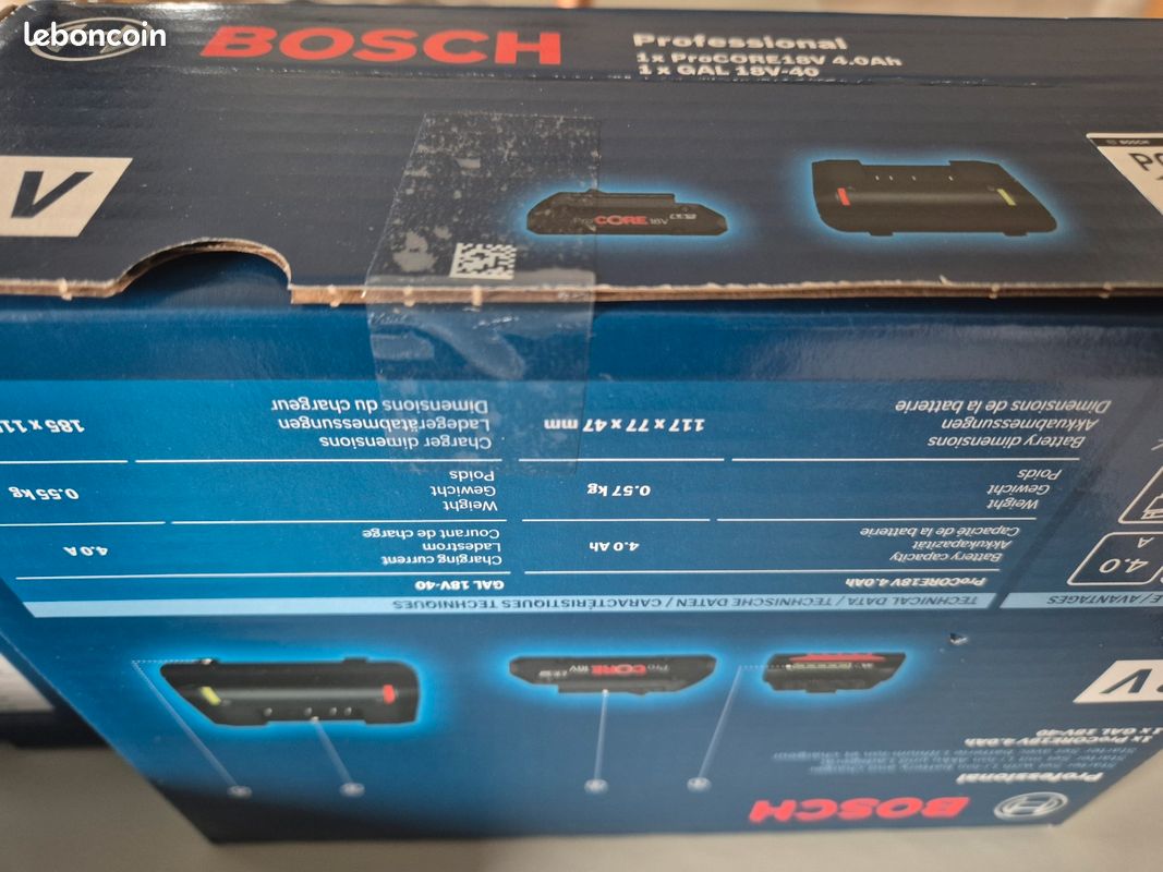 Batterie pour Bosch GDS 18V-LI HAT visseuse à chocs 4000mAh 18V