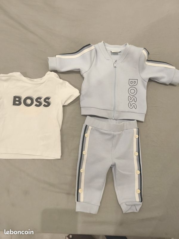 Hugo Boss Ensemble Survetement Bébé - Survêtement Confortable Et Élégant
