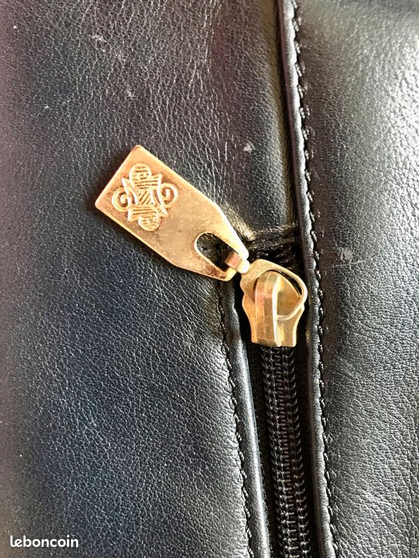 Beau sac à main cuir marine (image 6)