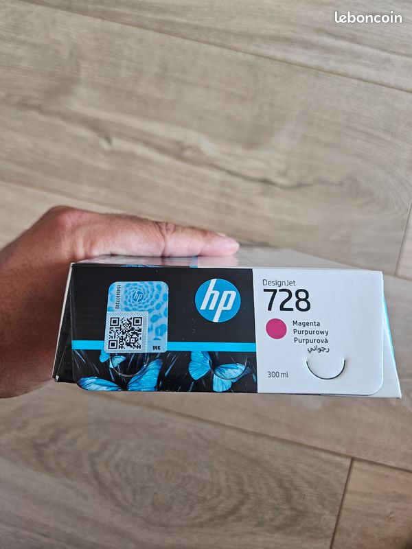 Cartouche hp 728 neuve rose (image 1)