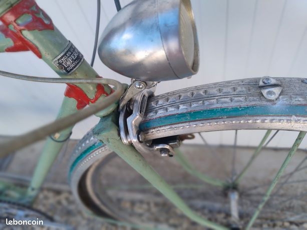 ancien GARDE BOUE AV ALUMINIUM LEFOL Le Martelé vintage OLD