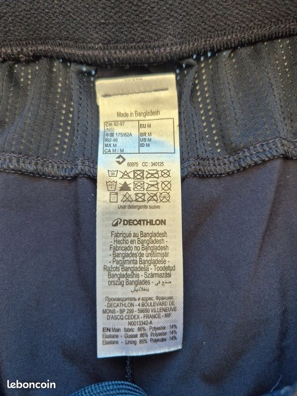 Short Puma gris taille M (image 3)