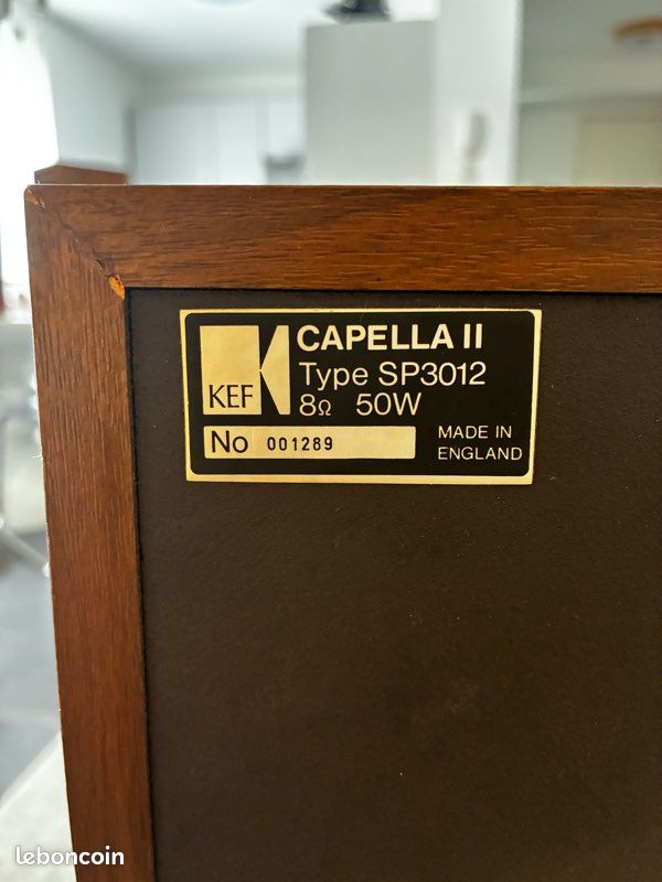 KEF Capella II SP3012 – Enceintes vintage anglaises rares (image 6)