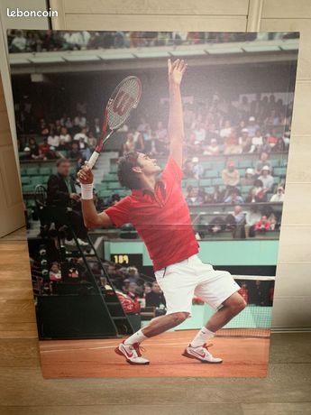 Affiche entoilée de Roger federer