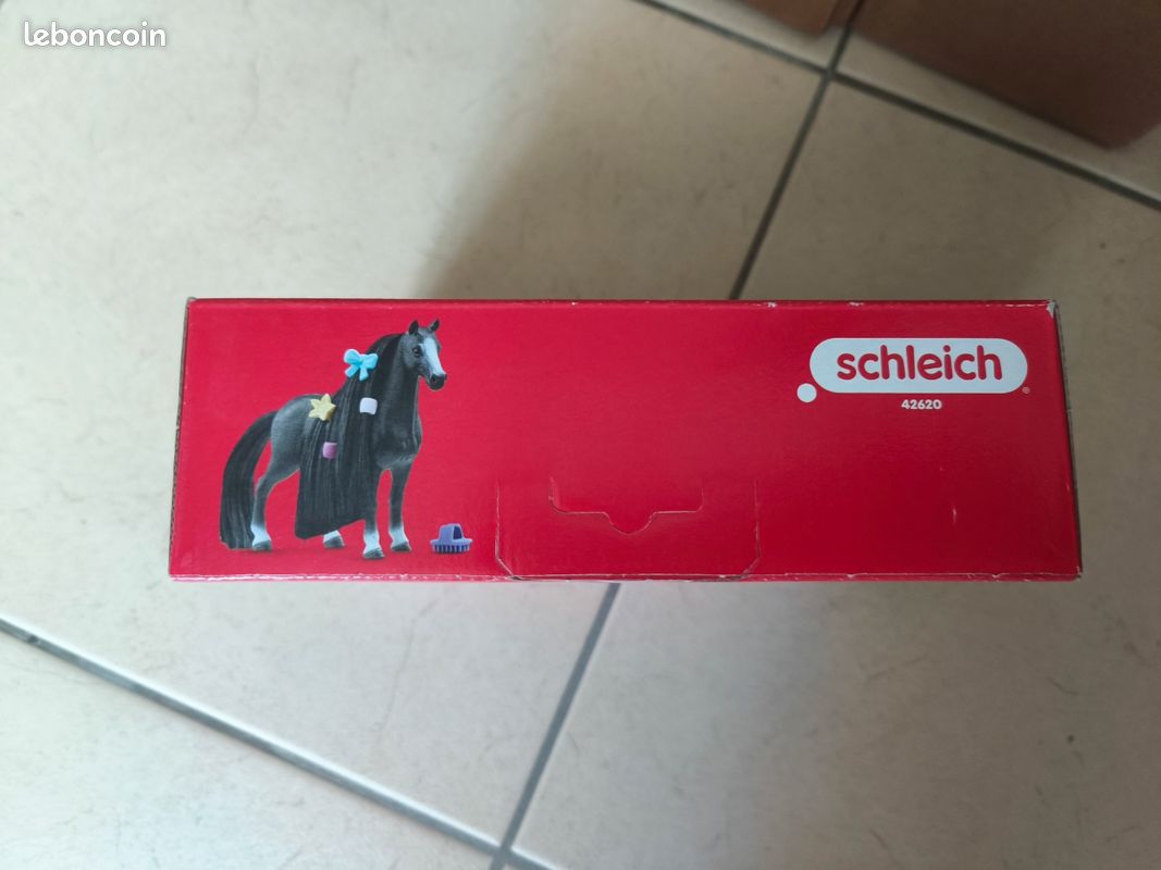 Schleich Quarter Horse à Coiffer – Crinière Brossable – 8 Accessoires – Dès 4 Ans – HORSE CLUB