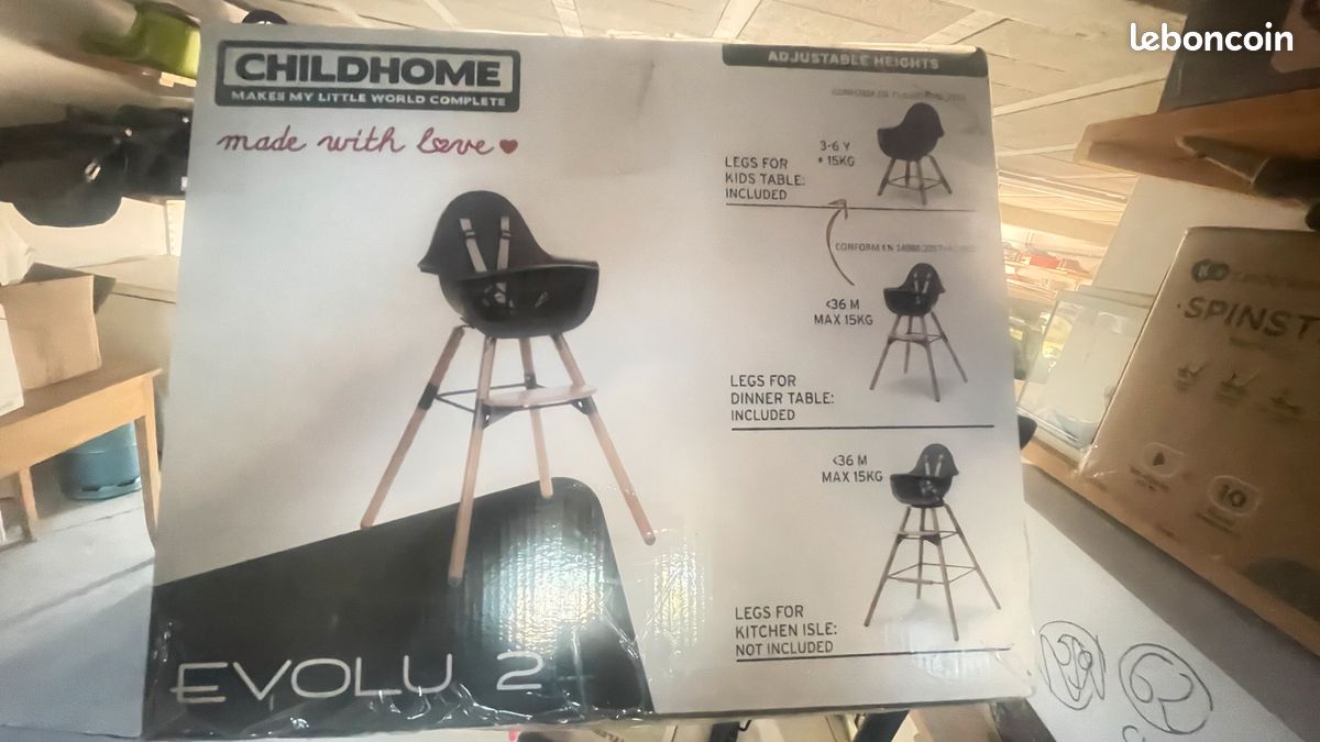 Chaise haute évolution 2 (image 1)
