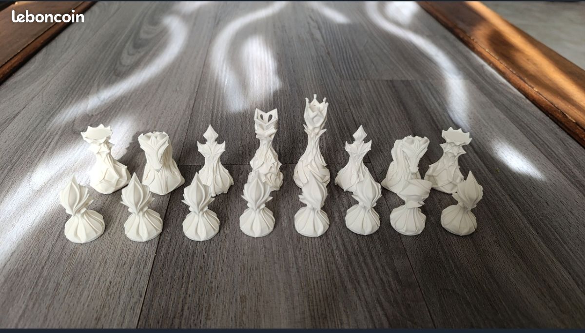Jeu complet de pions d'échecs (image 1)