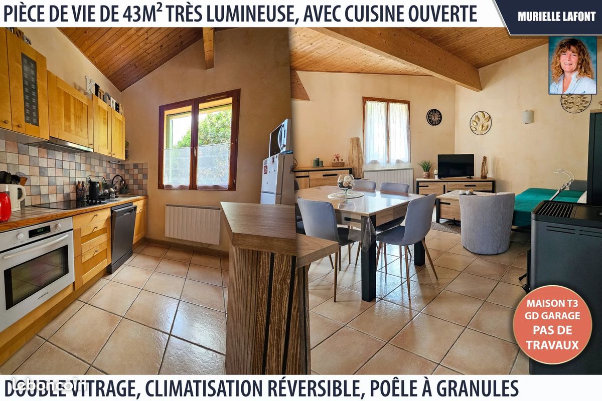 Maison 3 pièces 77 m² · à Capendu · 77 m² · 126 000 €