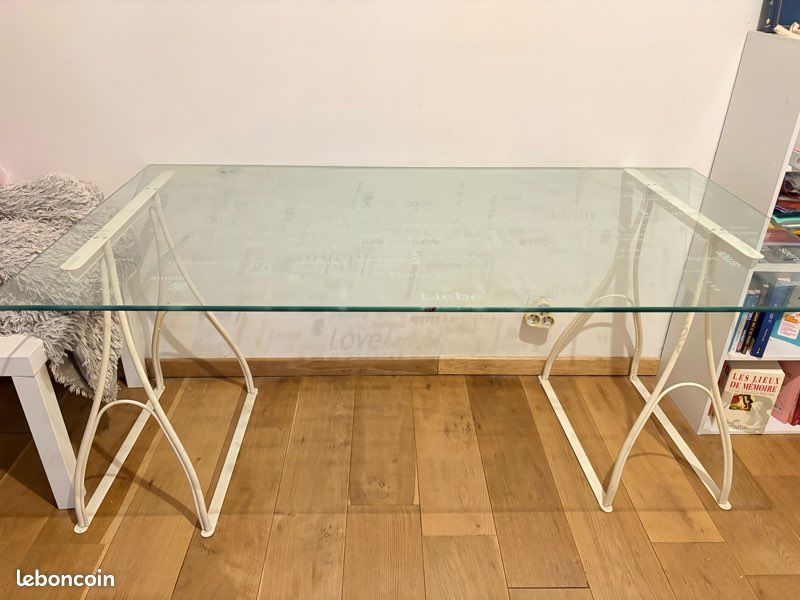 Bureau en verre (image 1)