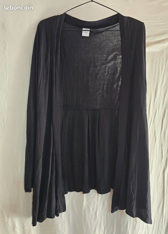 Gilet Noir Camaïeu T: 1 (image 3)