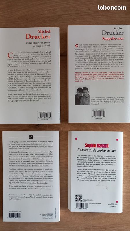 Livres Drucker/Aznavour/Davant (image 2)