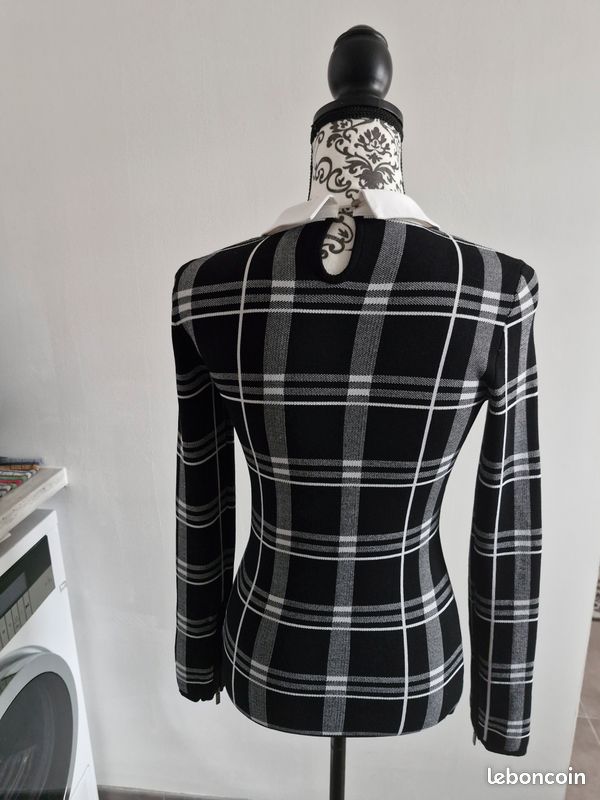 Haut à carreaux femme XS Morgan (image 2)