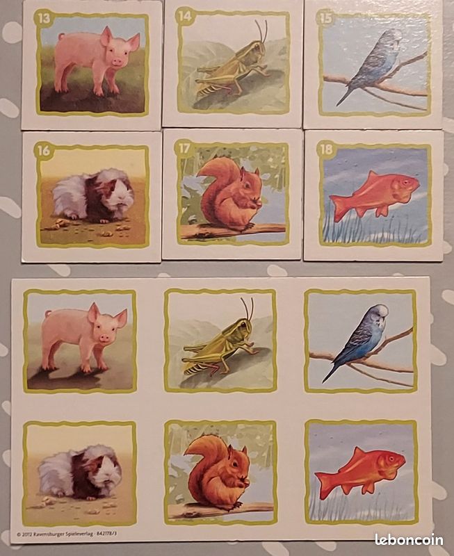 Loto Les animaux familiers (image 6)