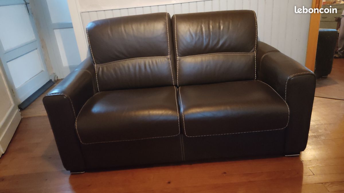 Canape et fauteuil cluir pleine fleur (image 2)