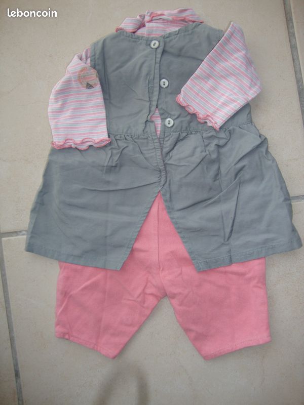 Lot 4 vêtements Bébé Fille 3 mois (image 3)