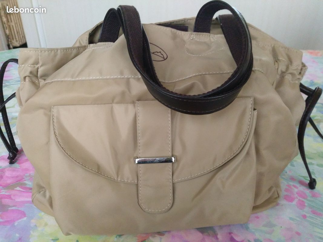 SAC tissu imperméable beige MARC LABAT - NEUF (image 5)