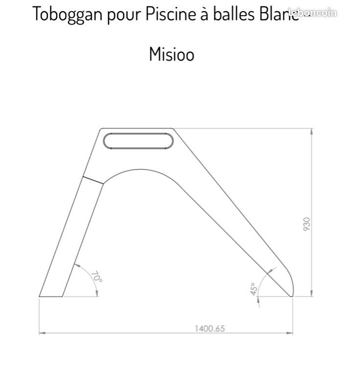 Toboggan Misioo d’intérieur ou pour piscine à balles (image 2)