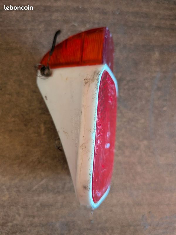 Feu Arrière Vélo Vintage Soubitez - Plastique Rouge - Nordlicht - Occasion